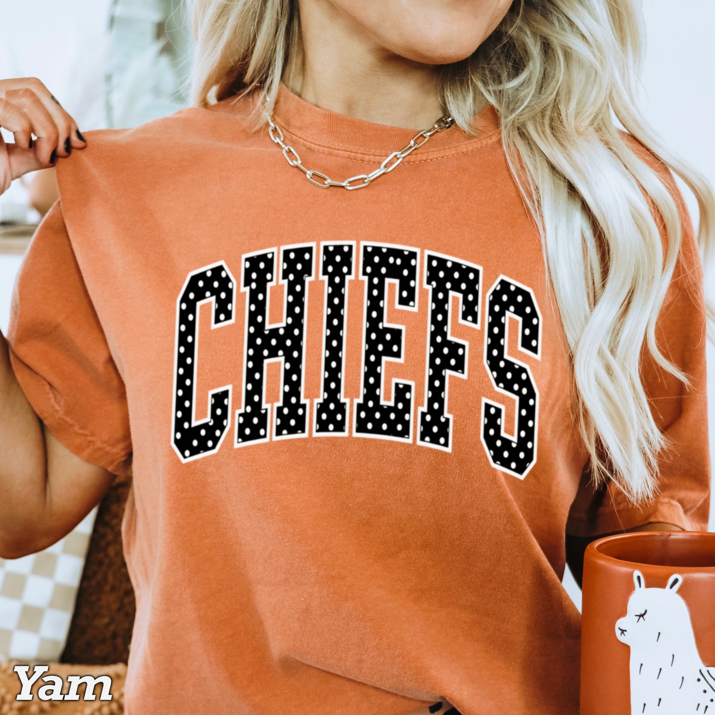 Chiefs Comfort Color Graphic Tee