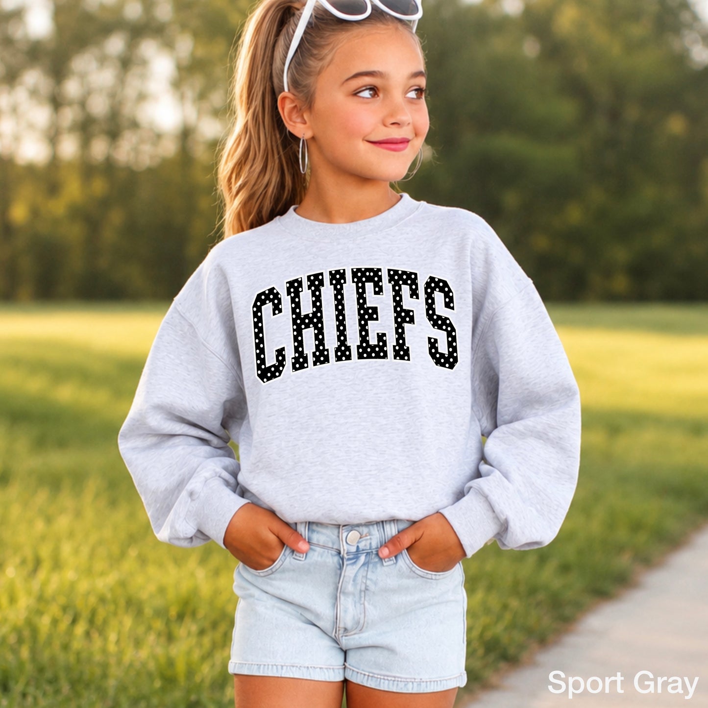 Chiefs Youth Crewneck Sweatshirt