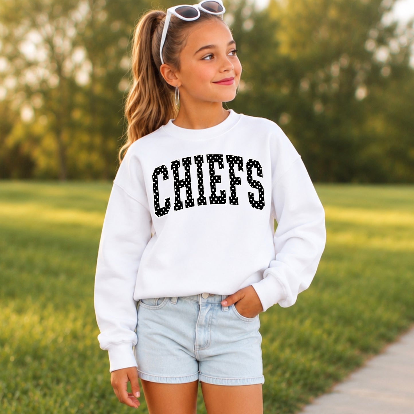 Chiefs Youth Crewneck Sweatshirt