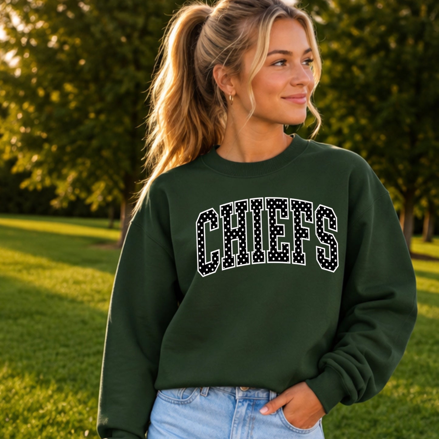 Chiefs Youth Crewneck Sweatshirt