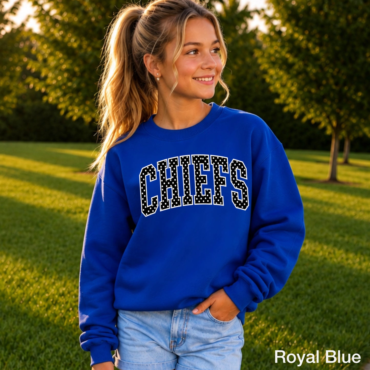 Chiefs Youth Crewneck Sweatshirt
