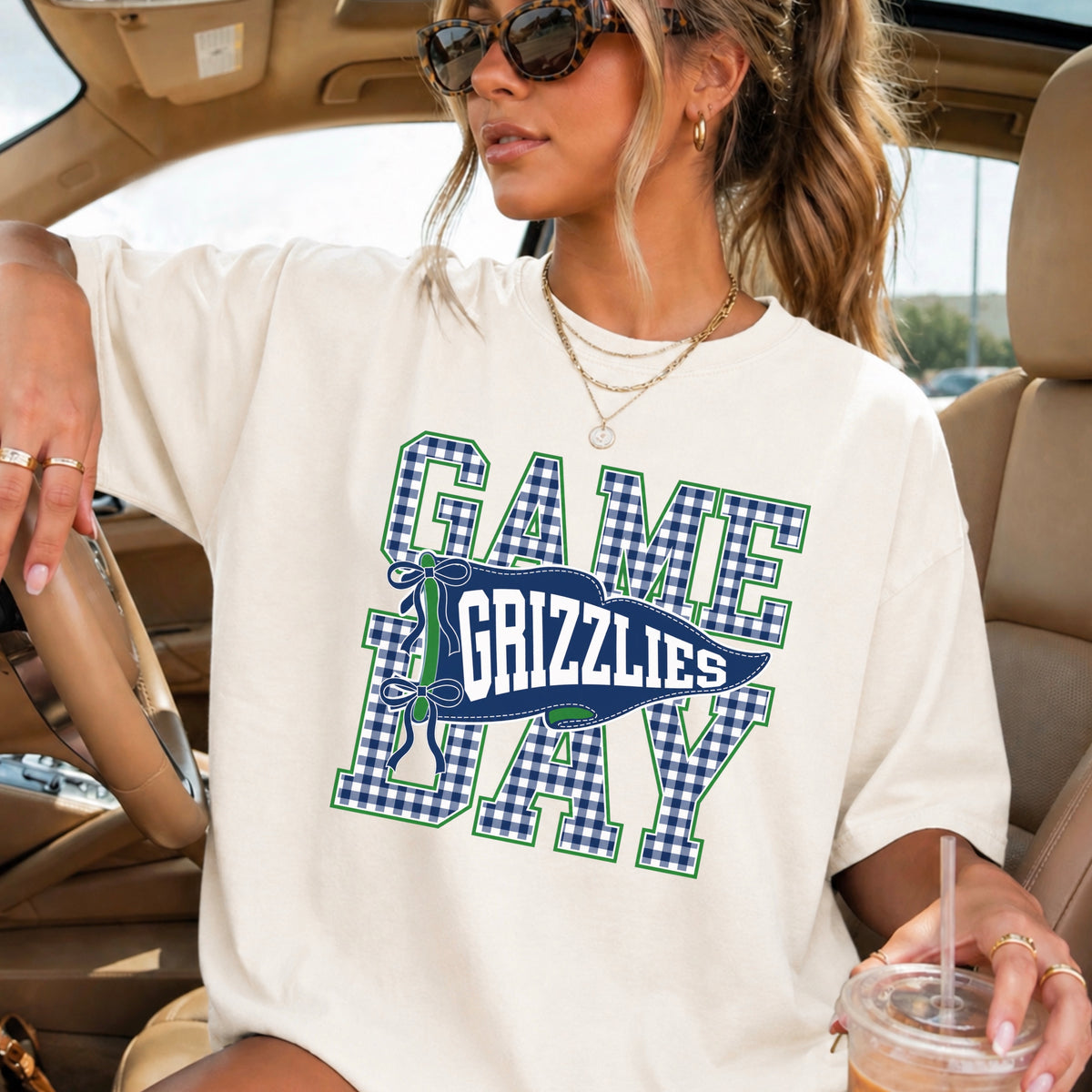 Grizzlies Comfort Color Graphic Tee