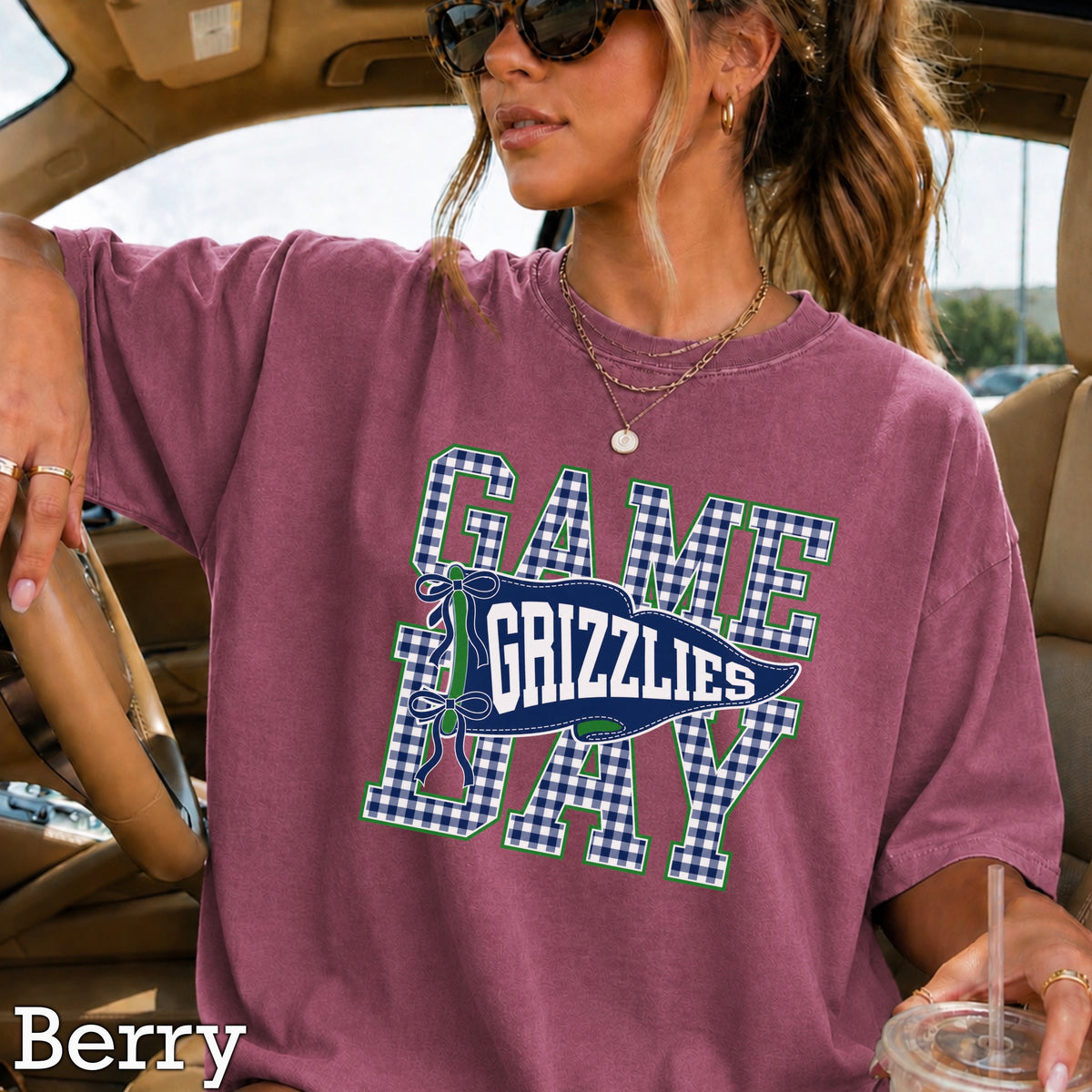 Grizzlies Comfort Color Graphic Tee