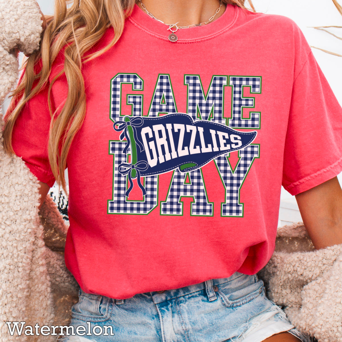 Grizzlies Comfort Color Graphic Tee