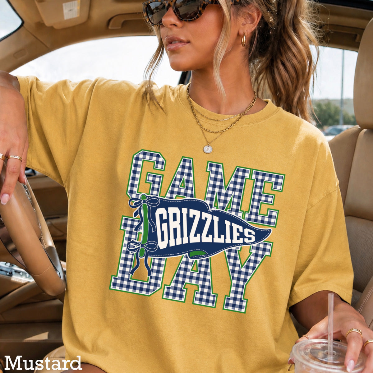 Grizzlies Comfort Color Graphic Tee