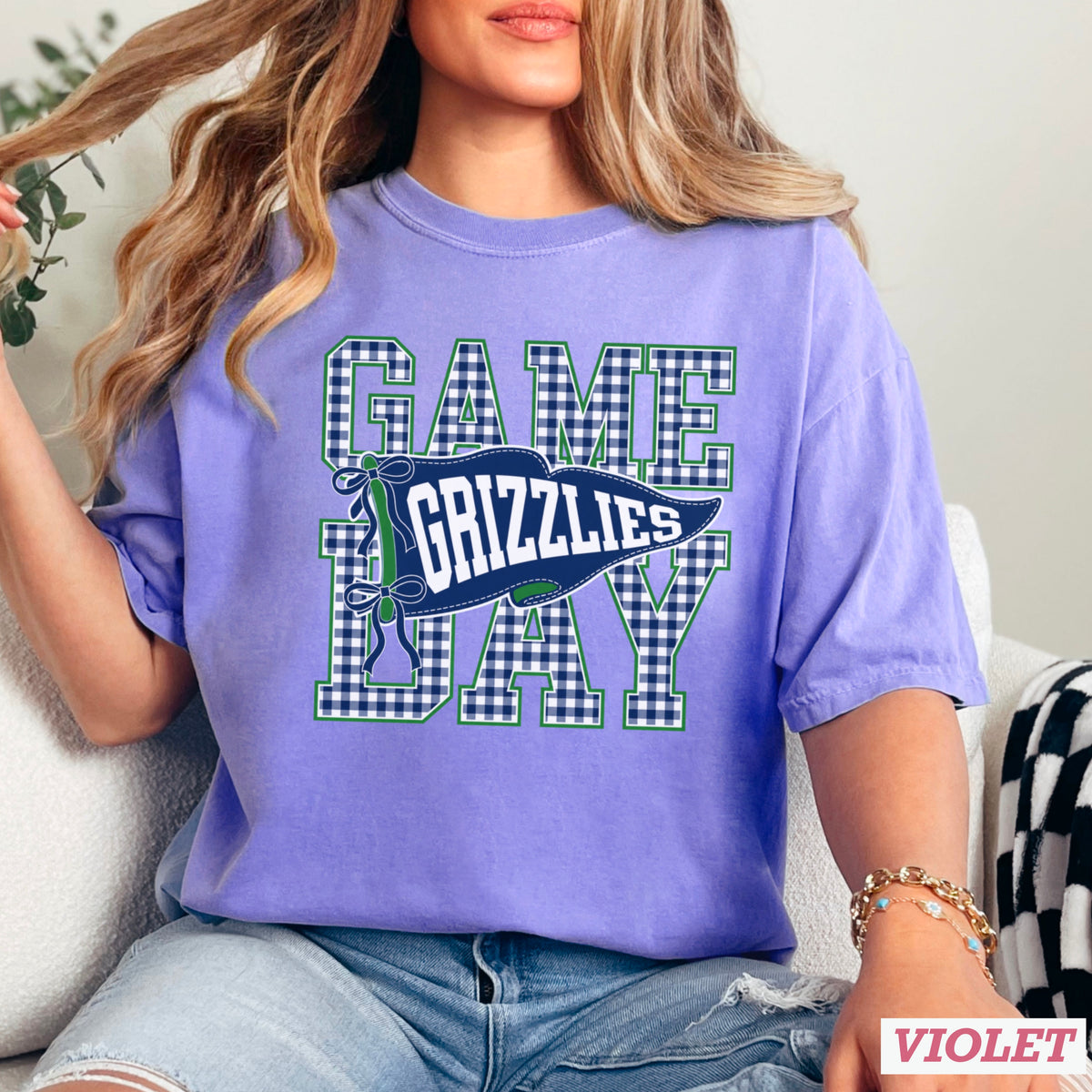 Grizzlies Comfort Color Graphic Tee