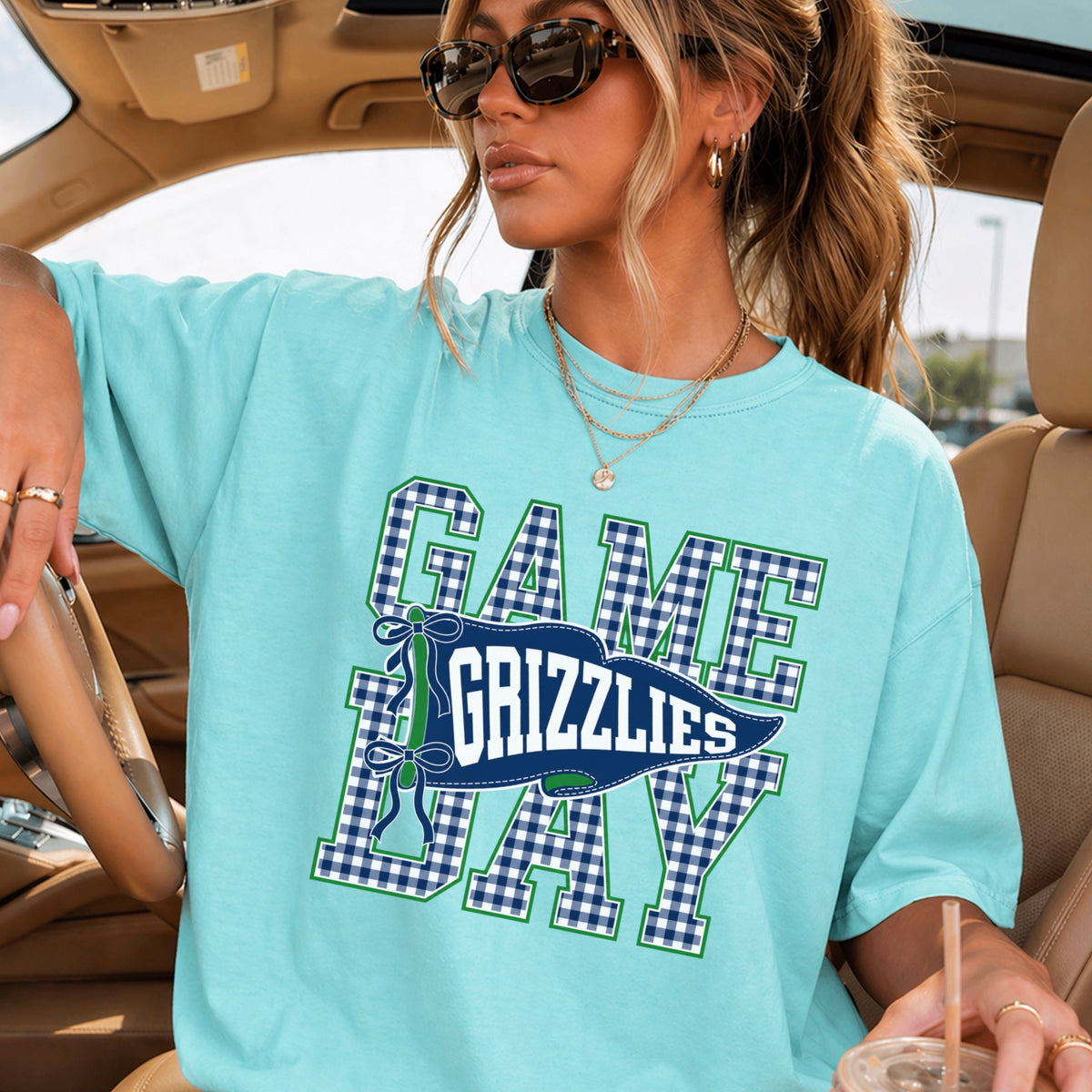 Grizzlies Comfort Color Graphic Tee