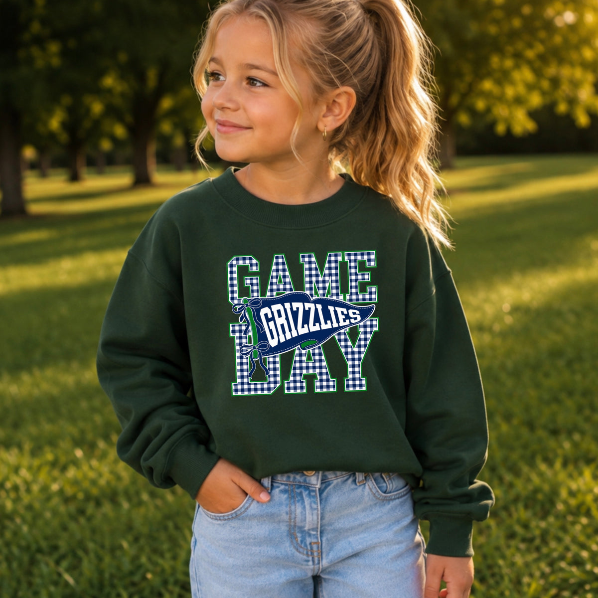 Grizzlies Youth Crewneck Sweatshirt