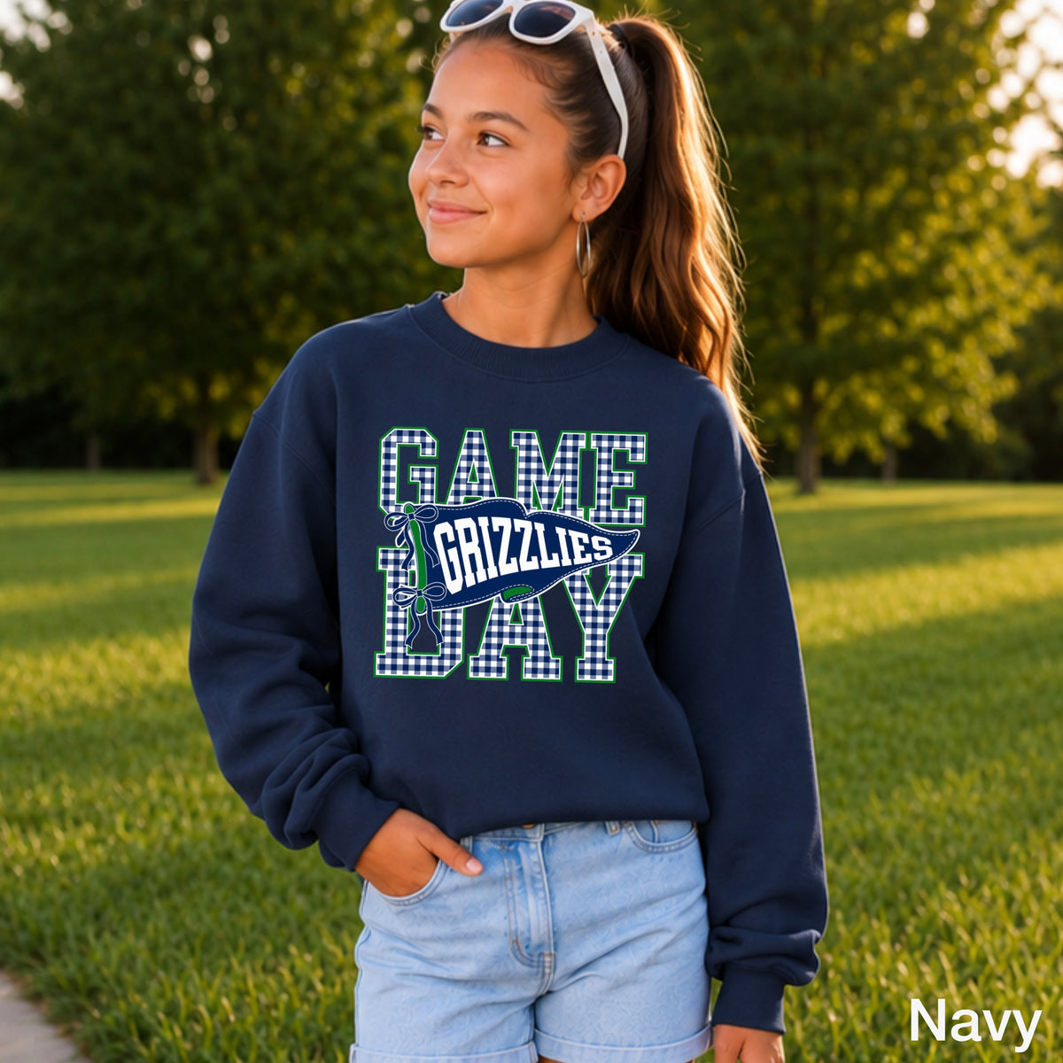 Grizzlies Youth Crewneck Sweatshirt