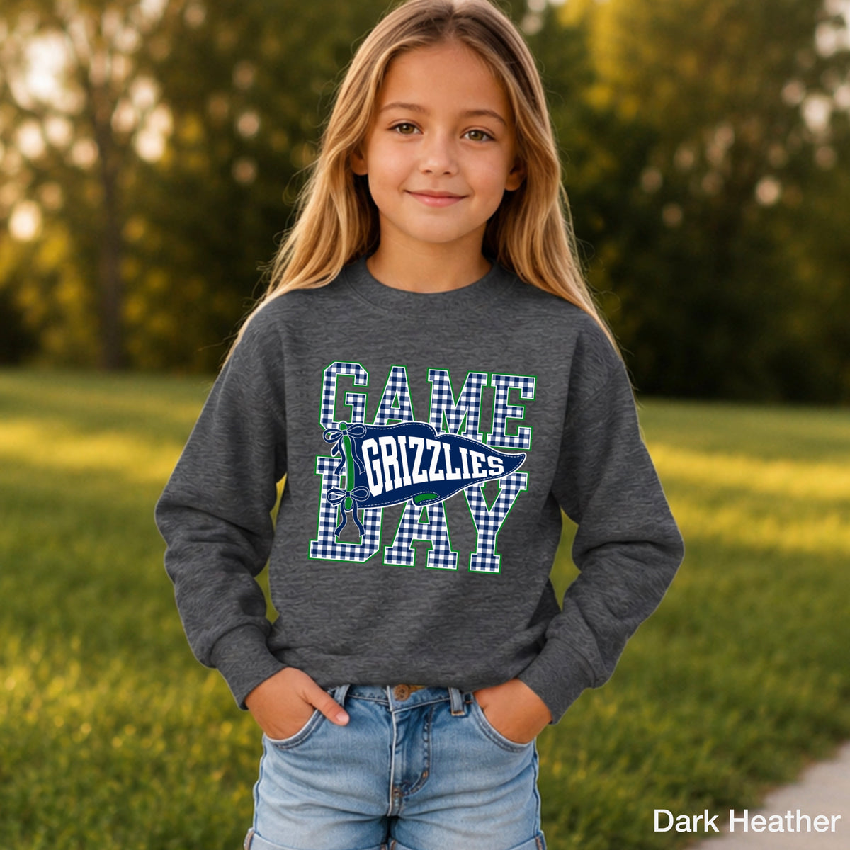 Grizzlies Youth Crewneck Sweatshirt