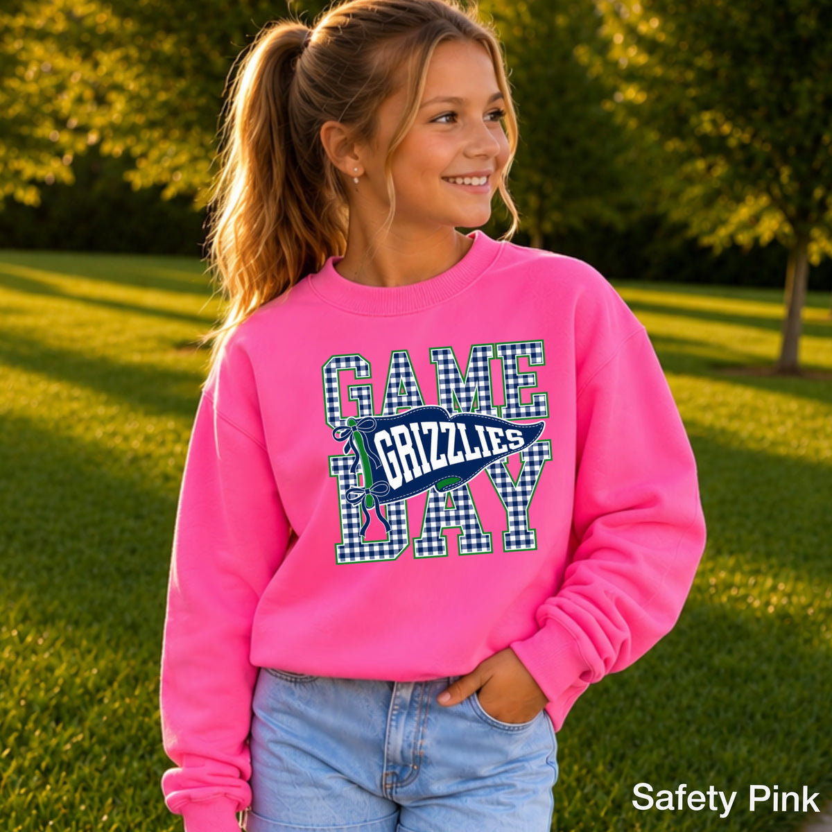 Grizzlies Youth Crewneck Sweatshirt