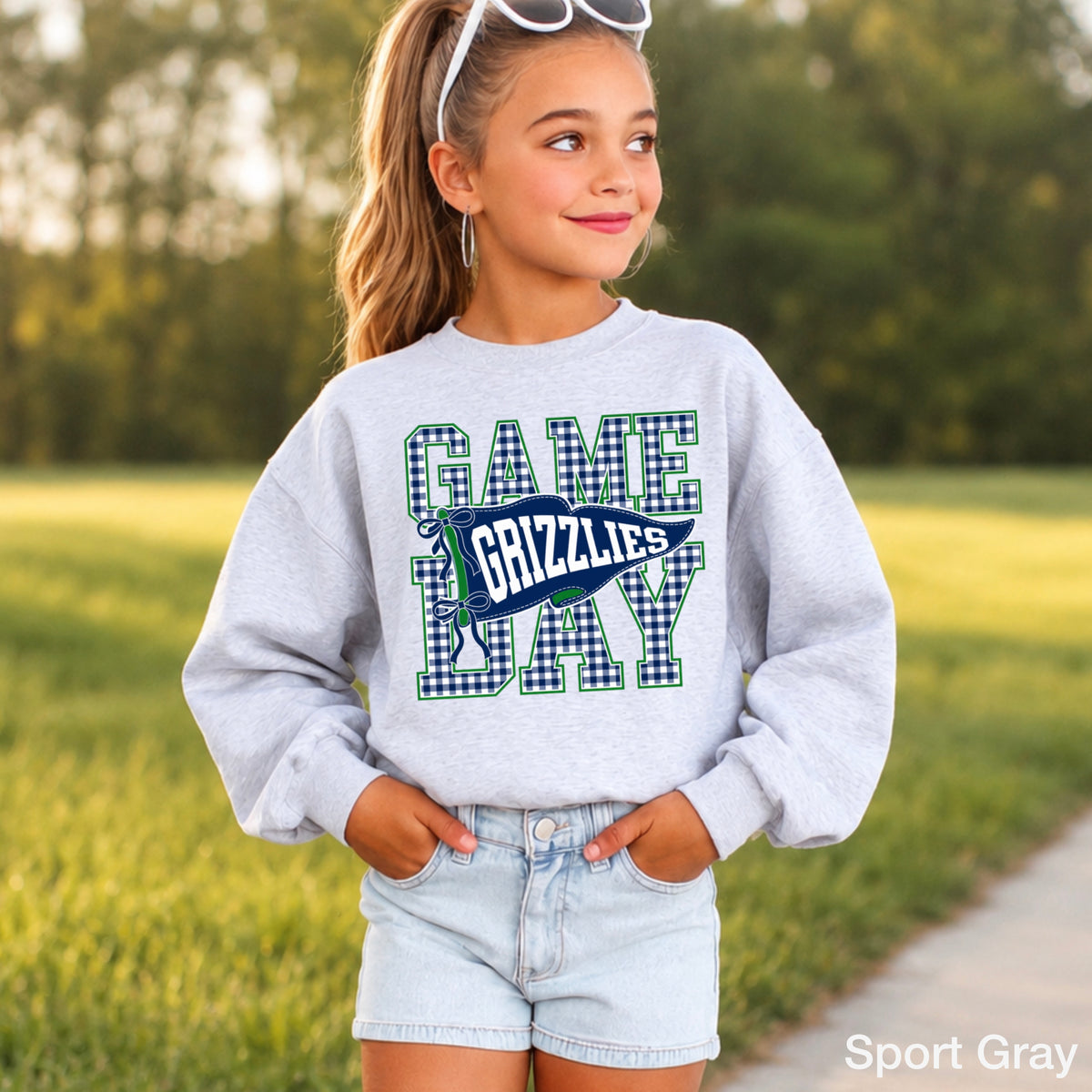 Grizzlies Youth Crewneck Sweatshirt