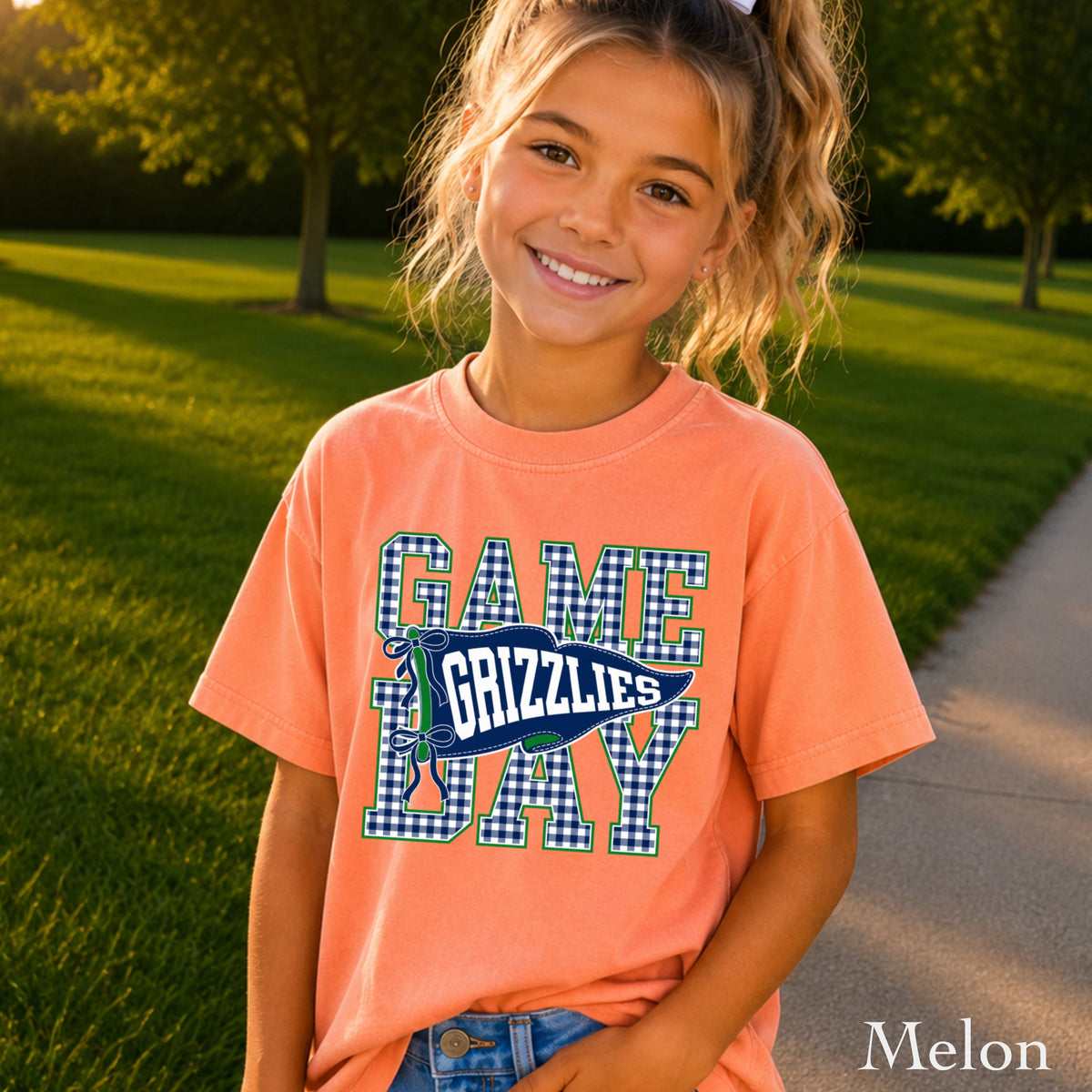 Grizzlies Youth Comfort Color T-Shirt