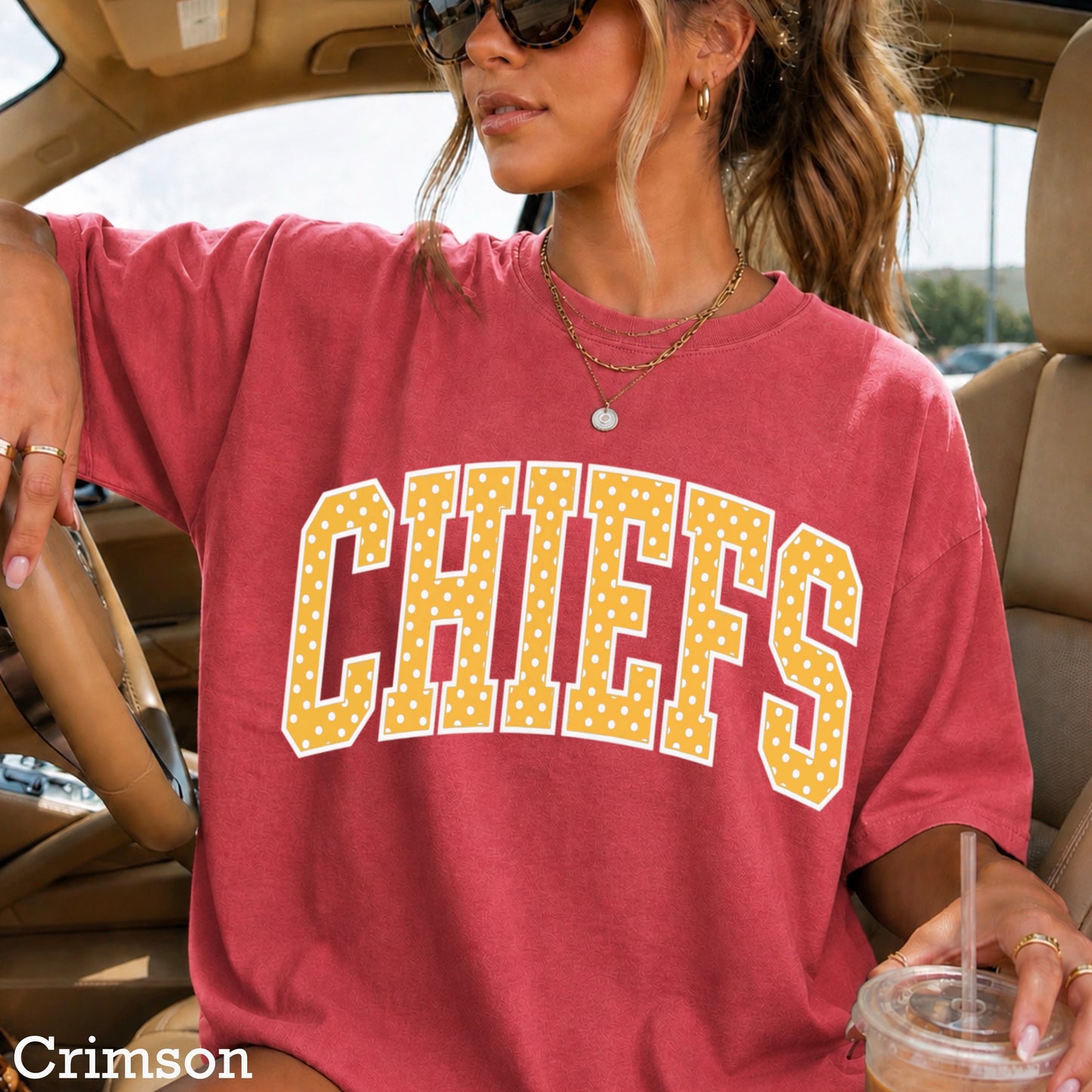 Chiefs Comfort Color Graphic Tee