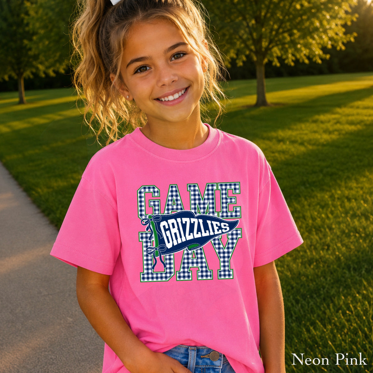 Grizzlies Youth Comfort Color T-Shirt