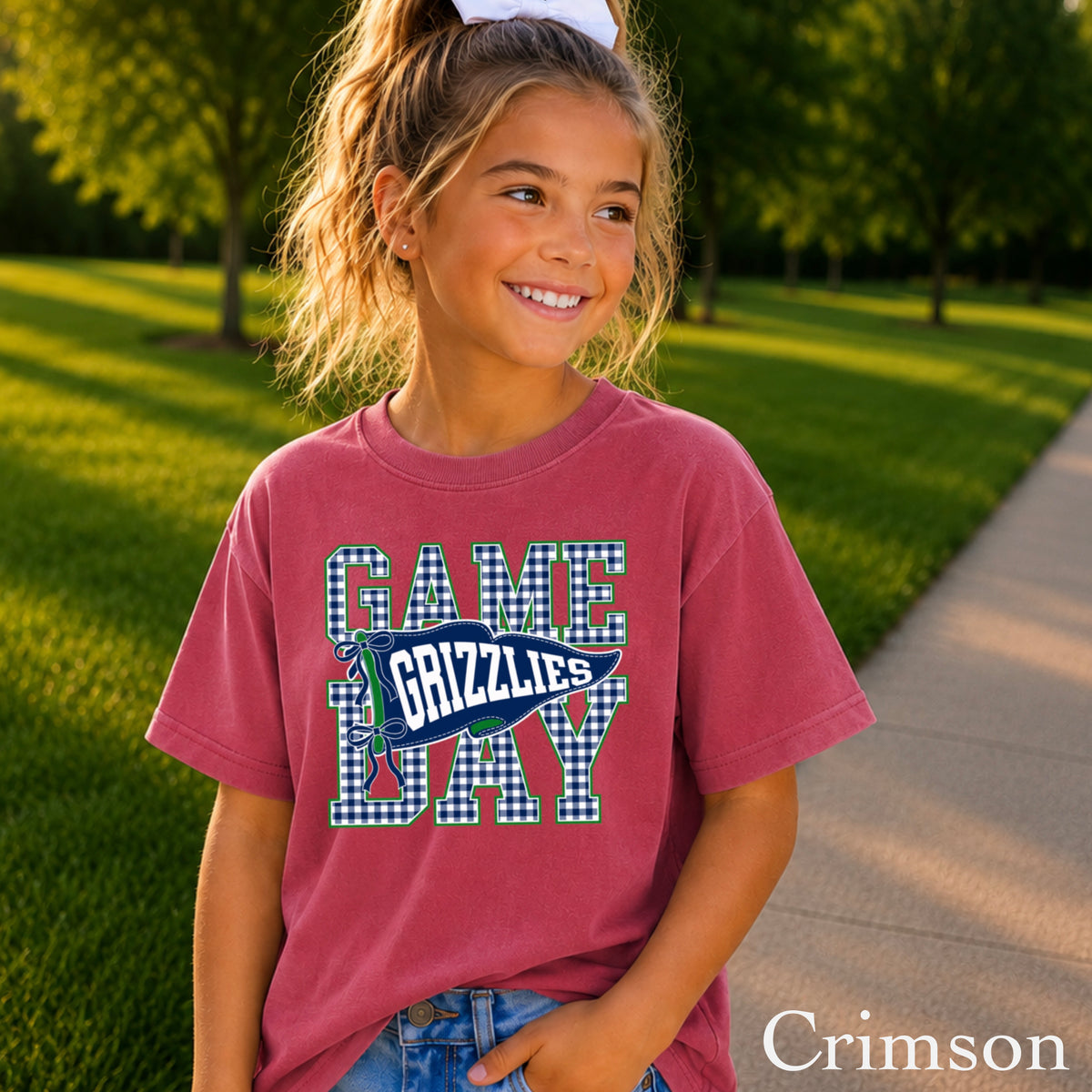 Grizzlies Youth Comfort Color T-Shirt