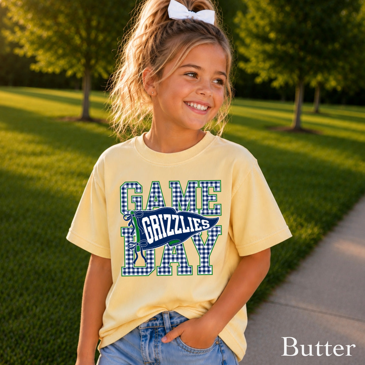 Grizzlies Youth Comfort Color T-Shirt