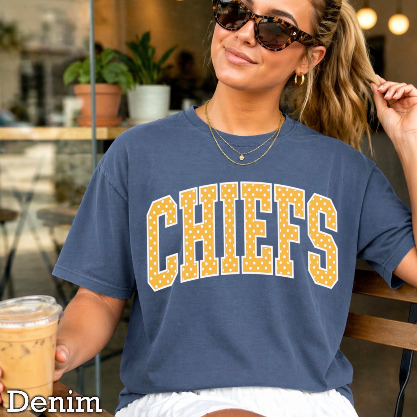 Chiefs Comfort Color Graphic Tee