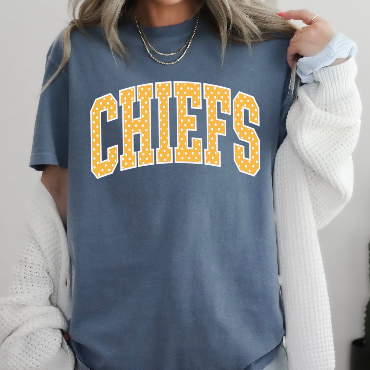 Chiefs Comfort Color Graphic Tee