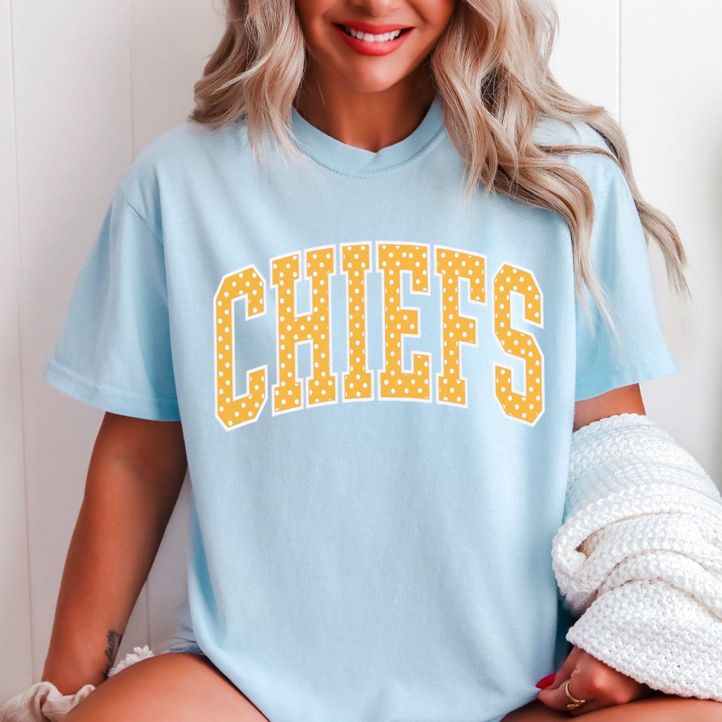 Chiefs Comfort Color Graphic Tee