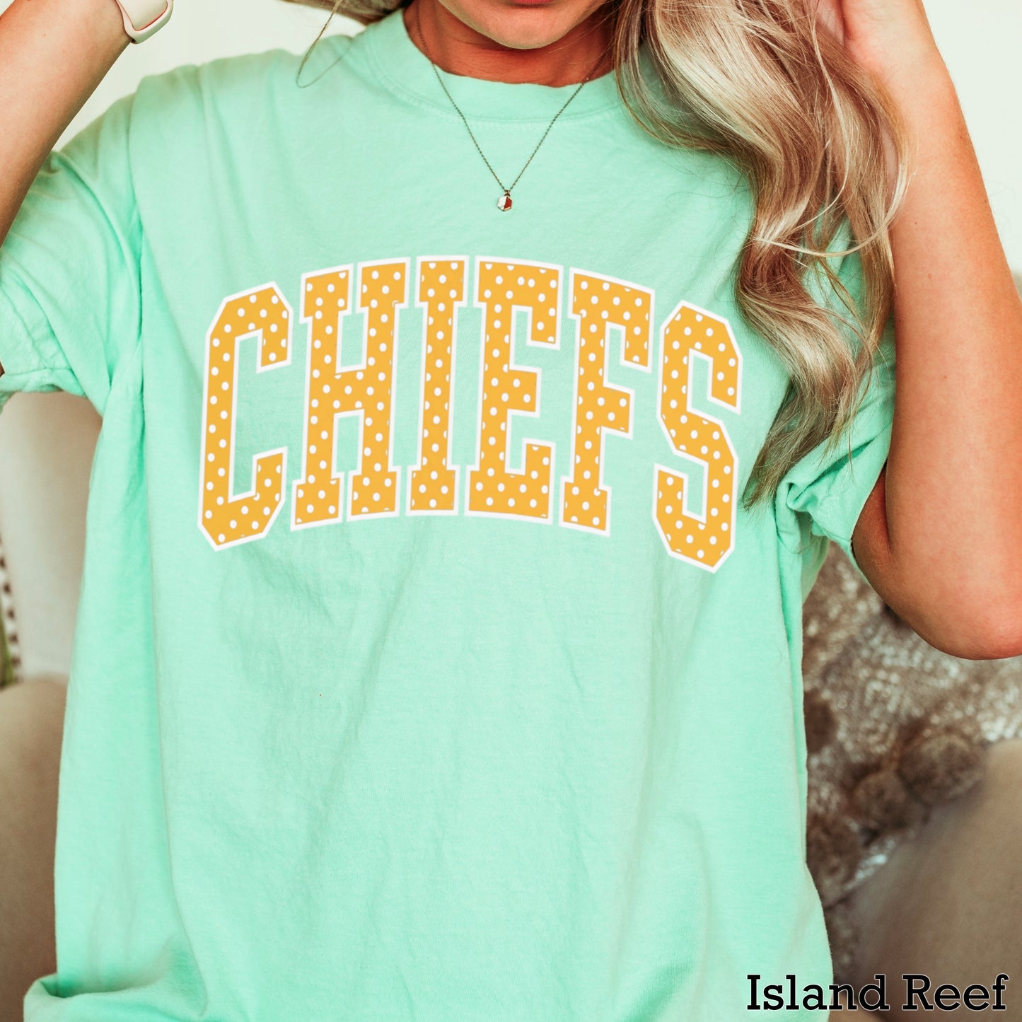Chiefs Comfort Color Graphic Tee