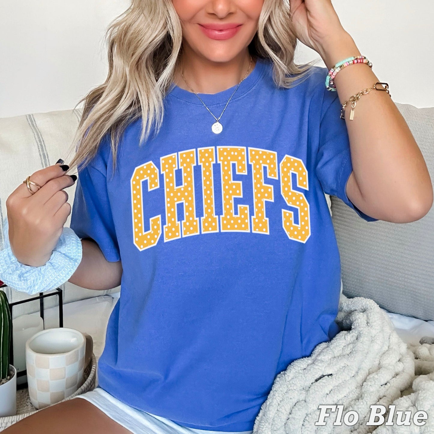 Chiefs Comfort Color Graphic Tee