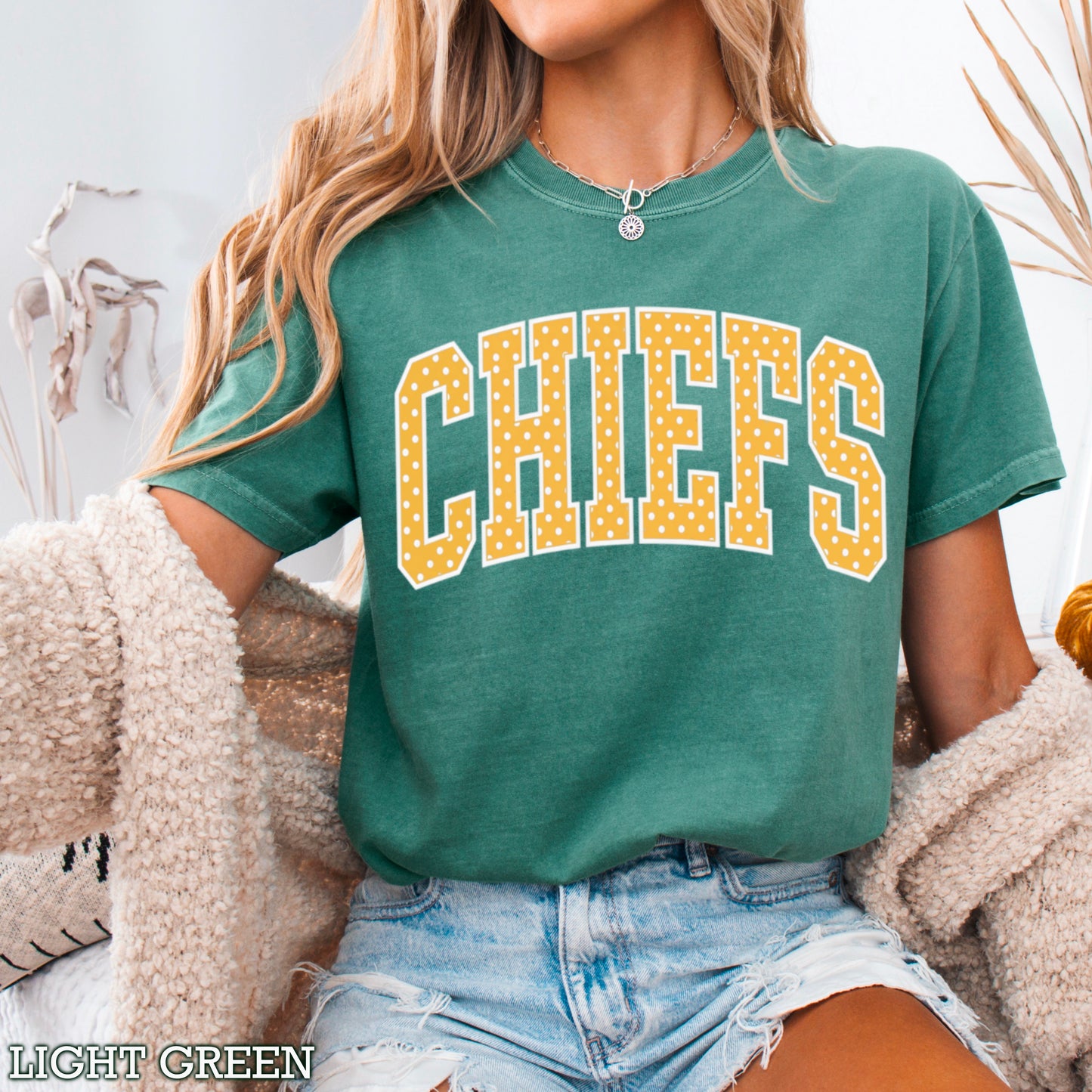 Chiefs Comfort Color Graphic Tee