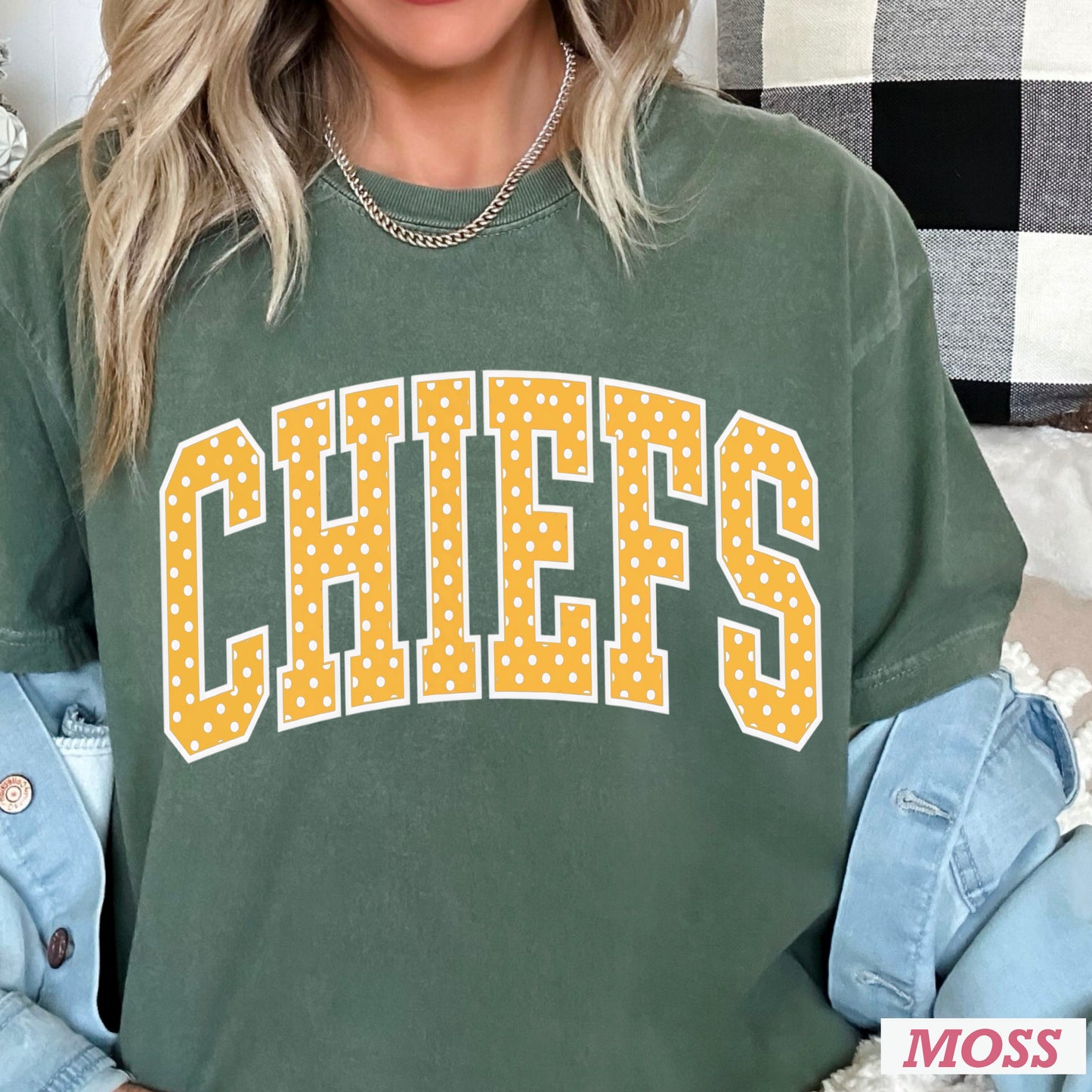 Chiefs Comfort Color Graphic Tee