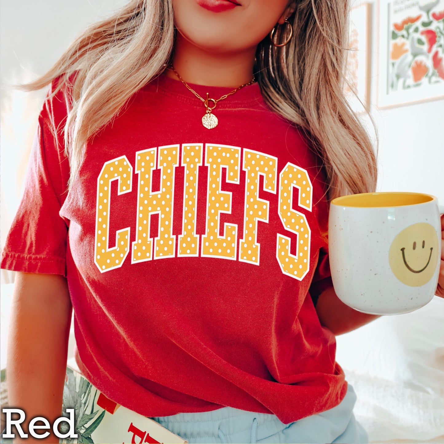 Chiefs Comfort Color Graphic Tee
