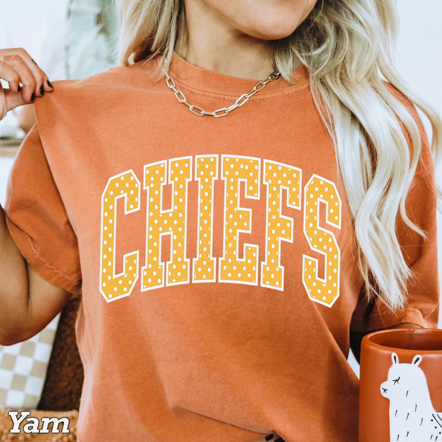 Chiefs Comfort Color Graphic Tee