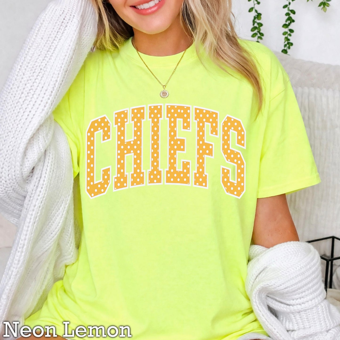 Chiefs Comfort Color Graphic Tee