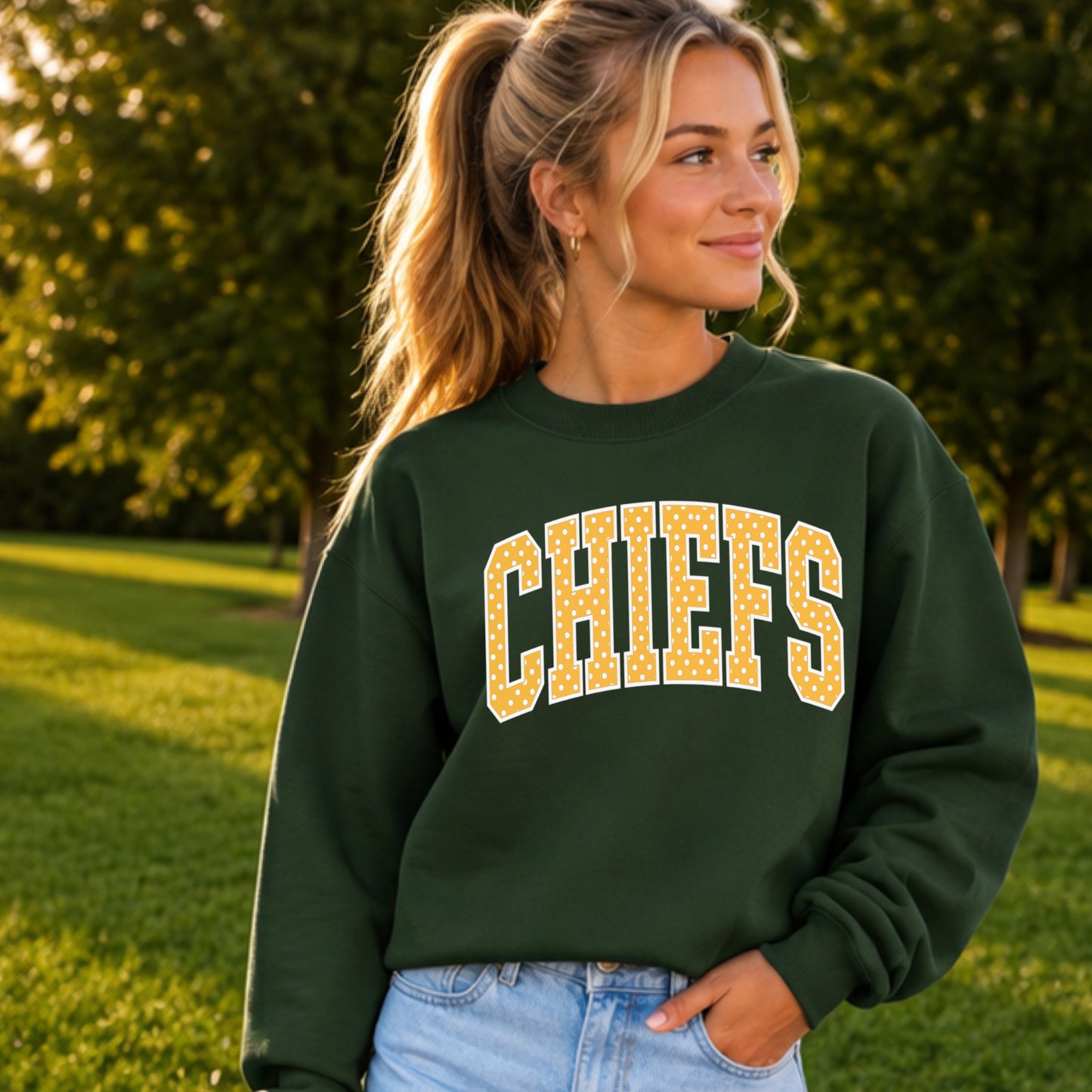 Chiefs Youth Crewneck Sweatshirt