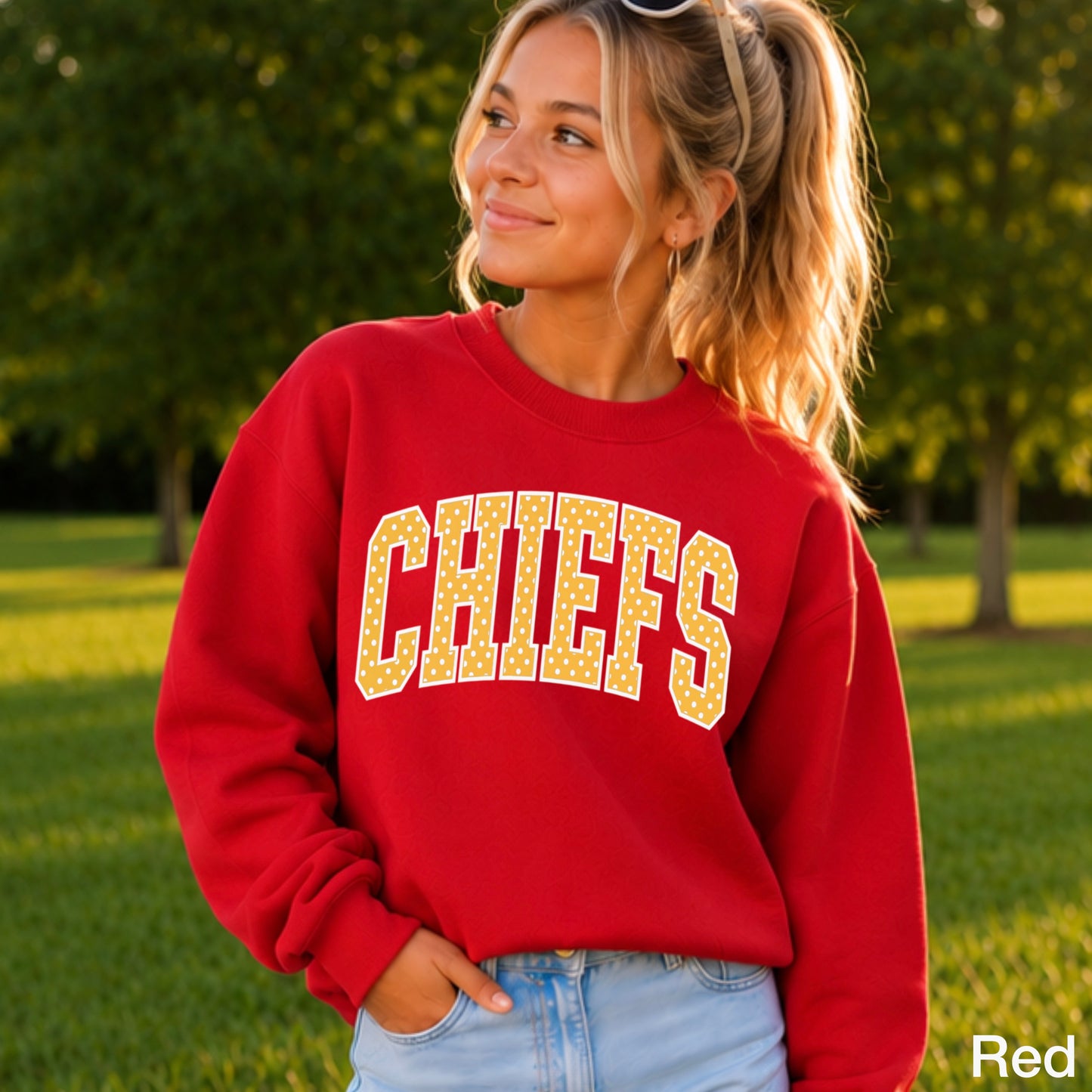 Chiefs Youth Crewneck Sweatshirt