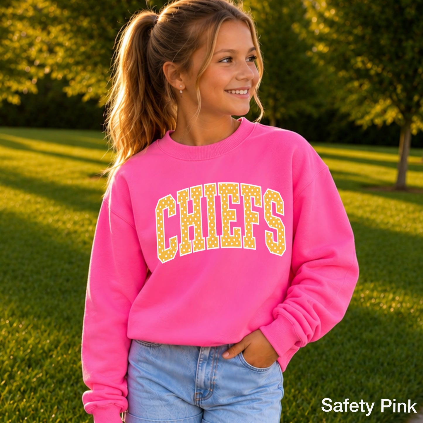 Chiefs Youth Crewneck Sweatshirt