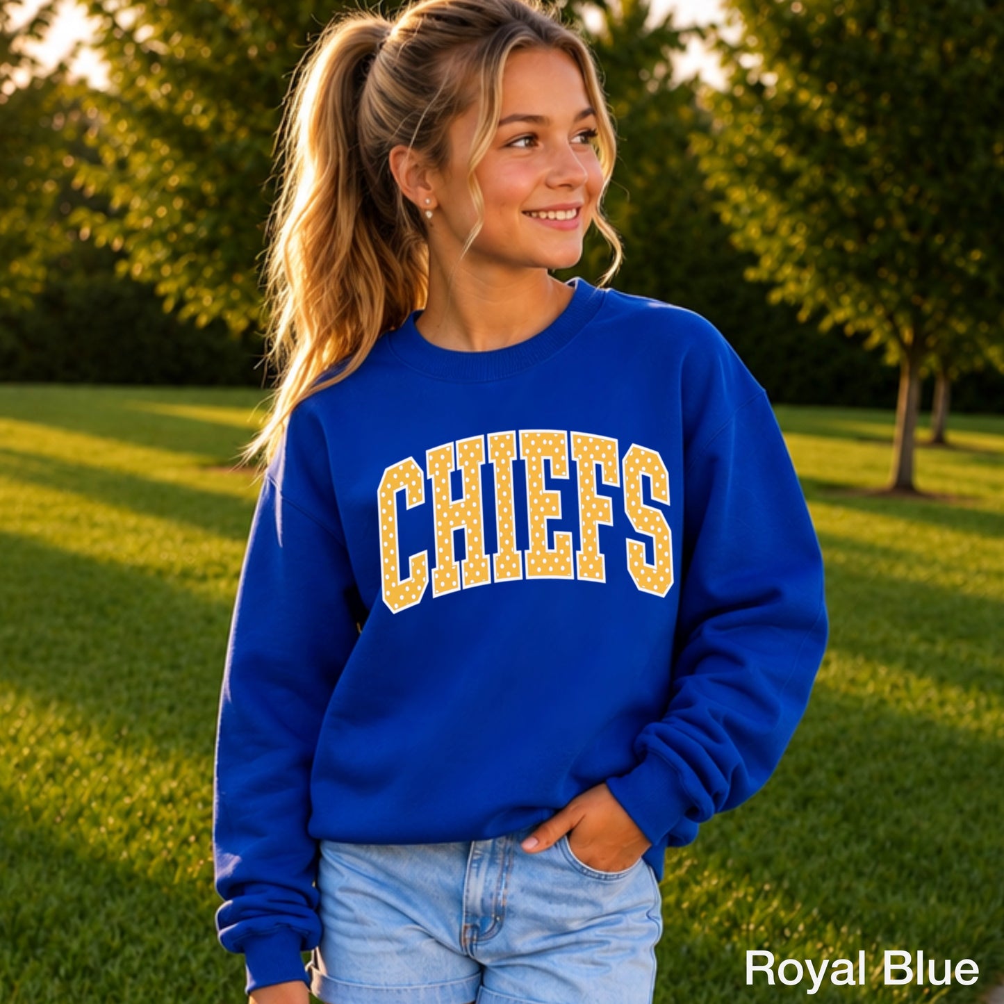 Chiefs Youth Crewneck Sweatshirt