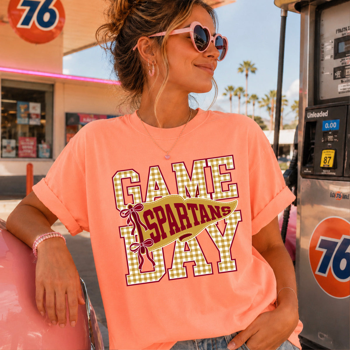 Spartans Comfort Color Graphic Tee