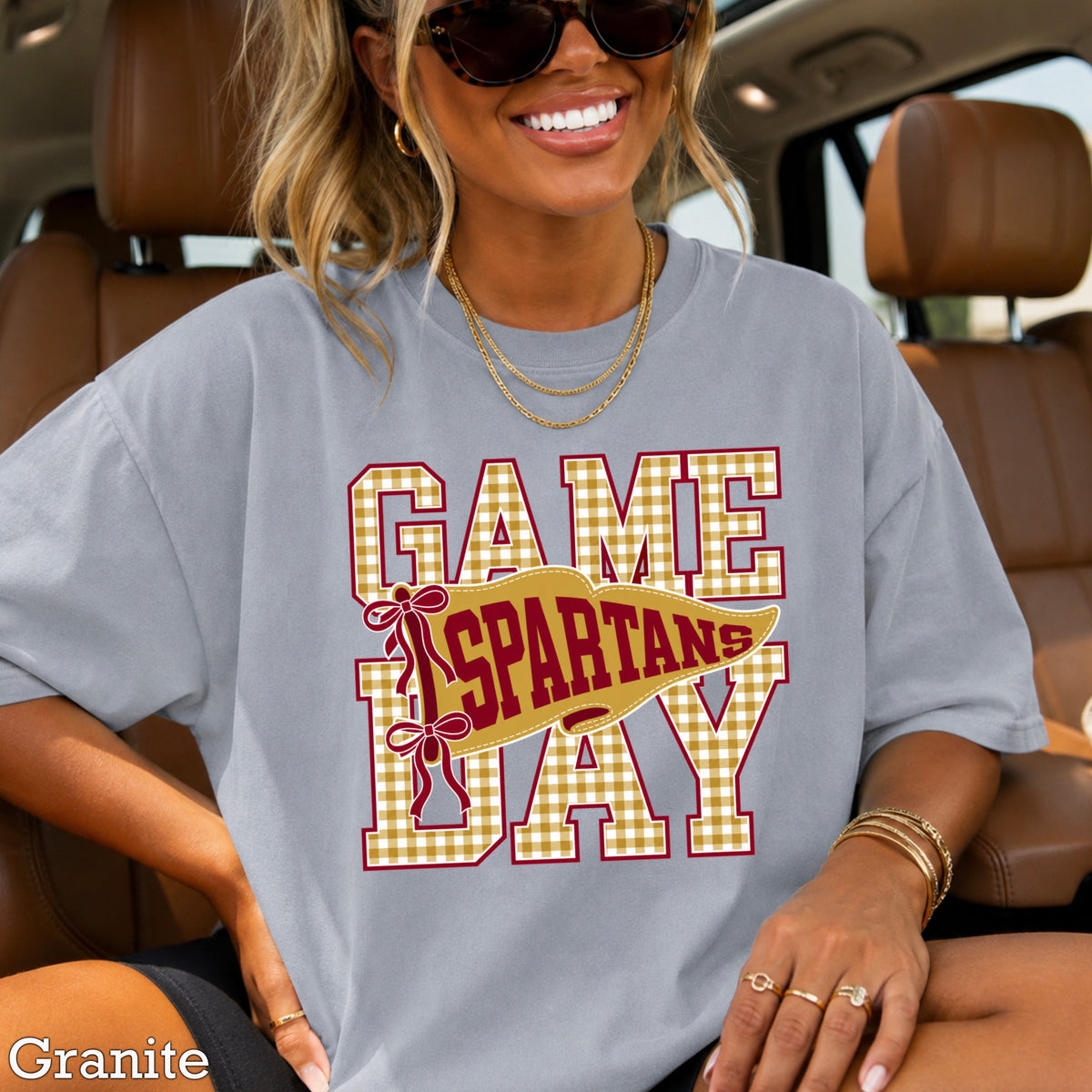 Spartans Comfort Color Graphic Tee