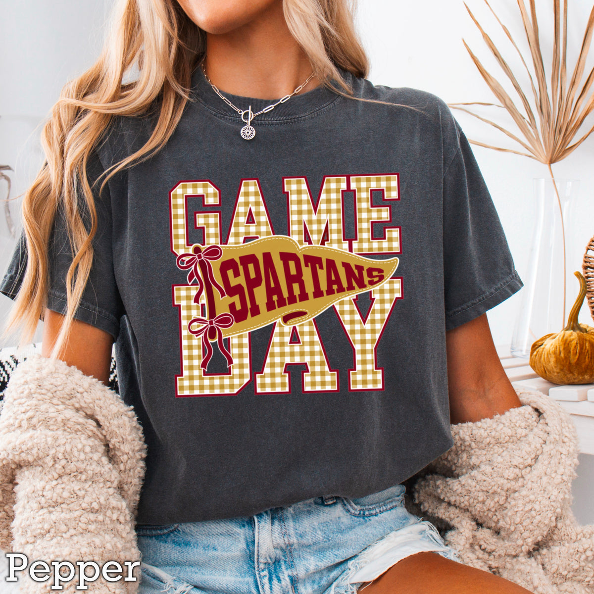 Spartans Comfort Color Graphic Tee