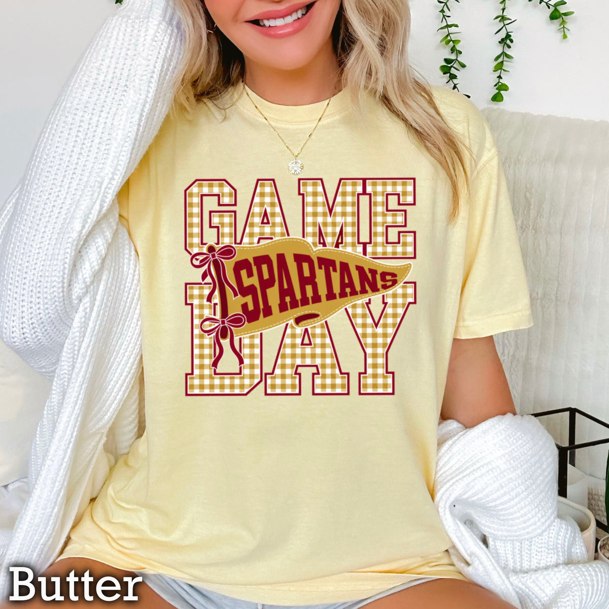 Spartans Comfort Color Graphic Tee
