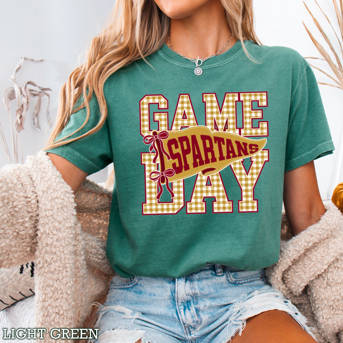 Spartans Comfort Color Graphic Tee