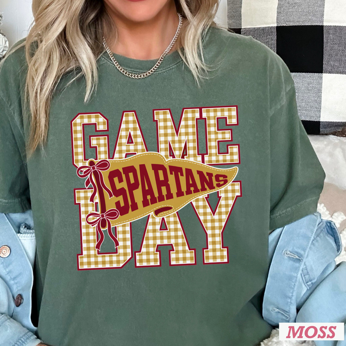 Spartans Comfort Color Graphic Tee