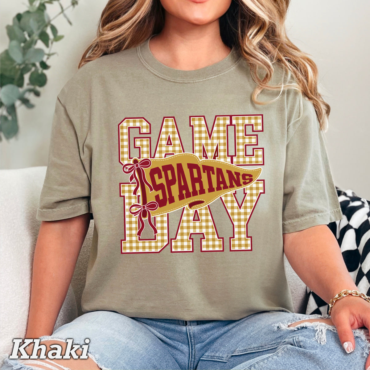 Spartans Comfort Color Graphic Tee