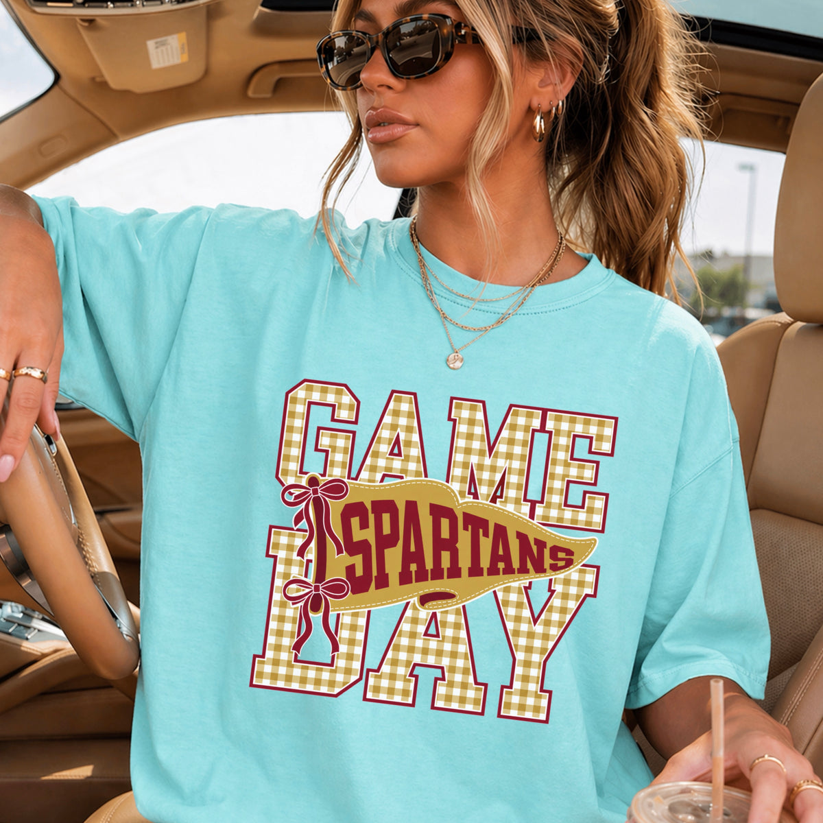 Spartans Comfort Color Graphic Tee