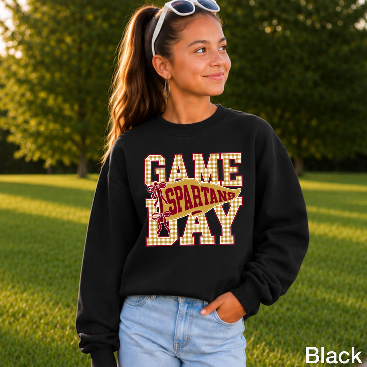 Spartans Youth Crewneck Sweatshirt
