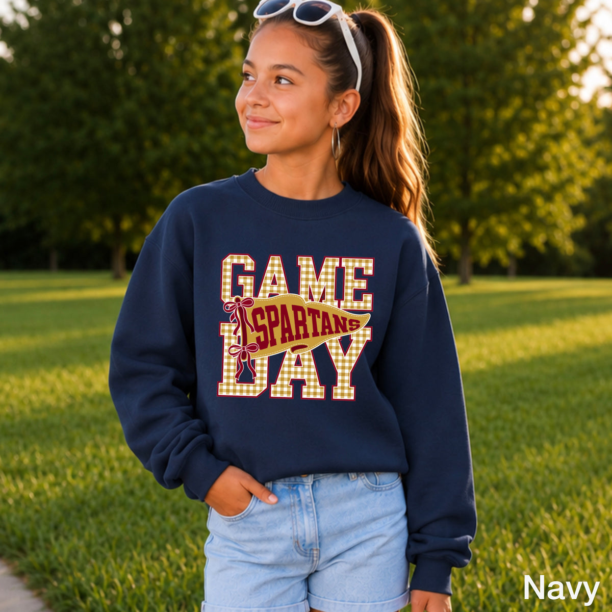 Spartans Youth Crewneck Sweatshirt