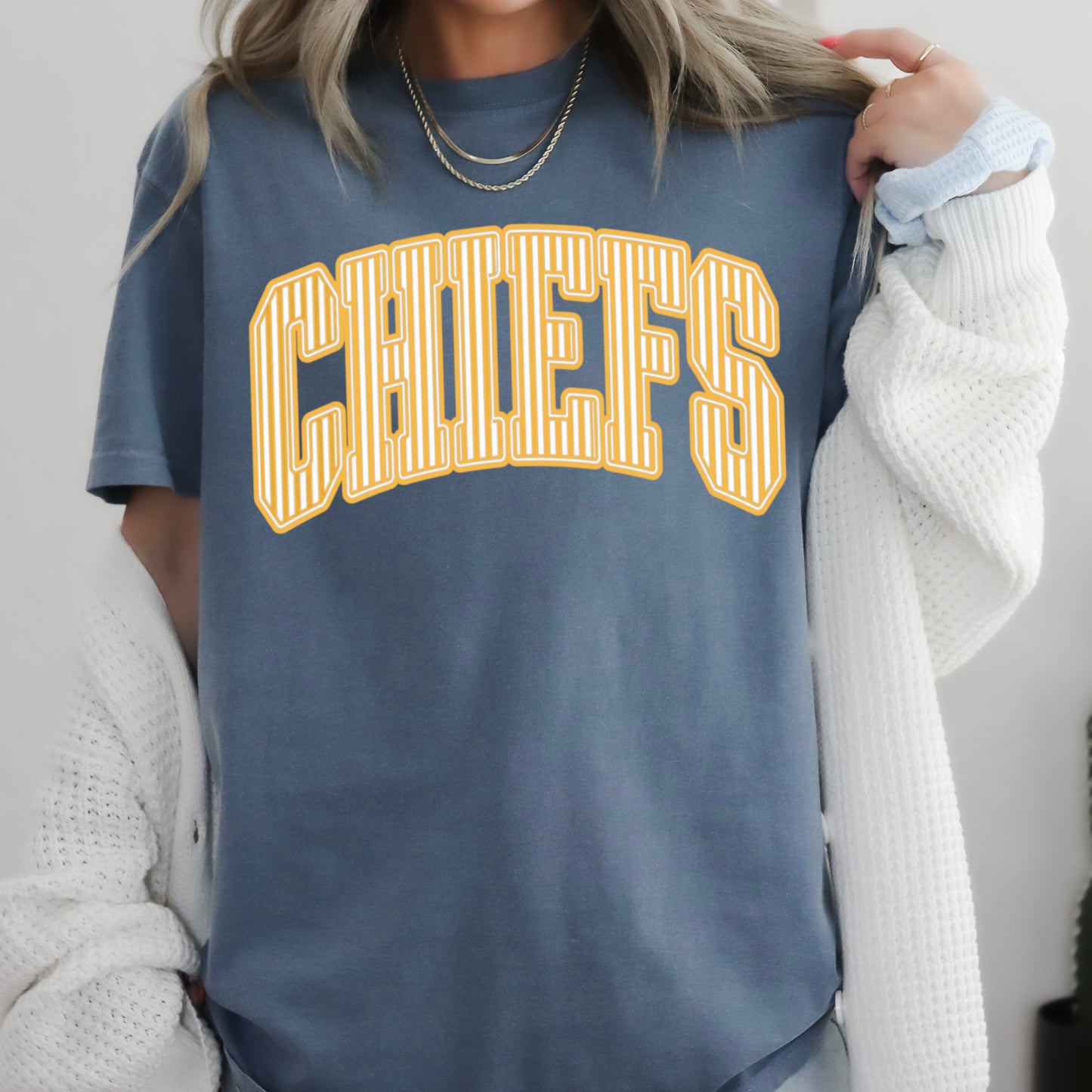 Chiefs Comfort Color Graphic Tee