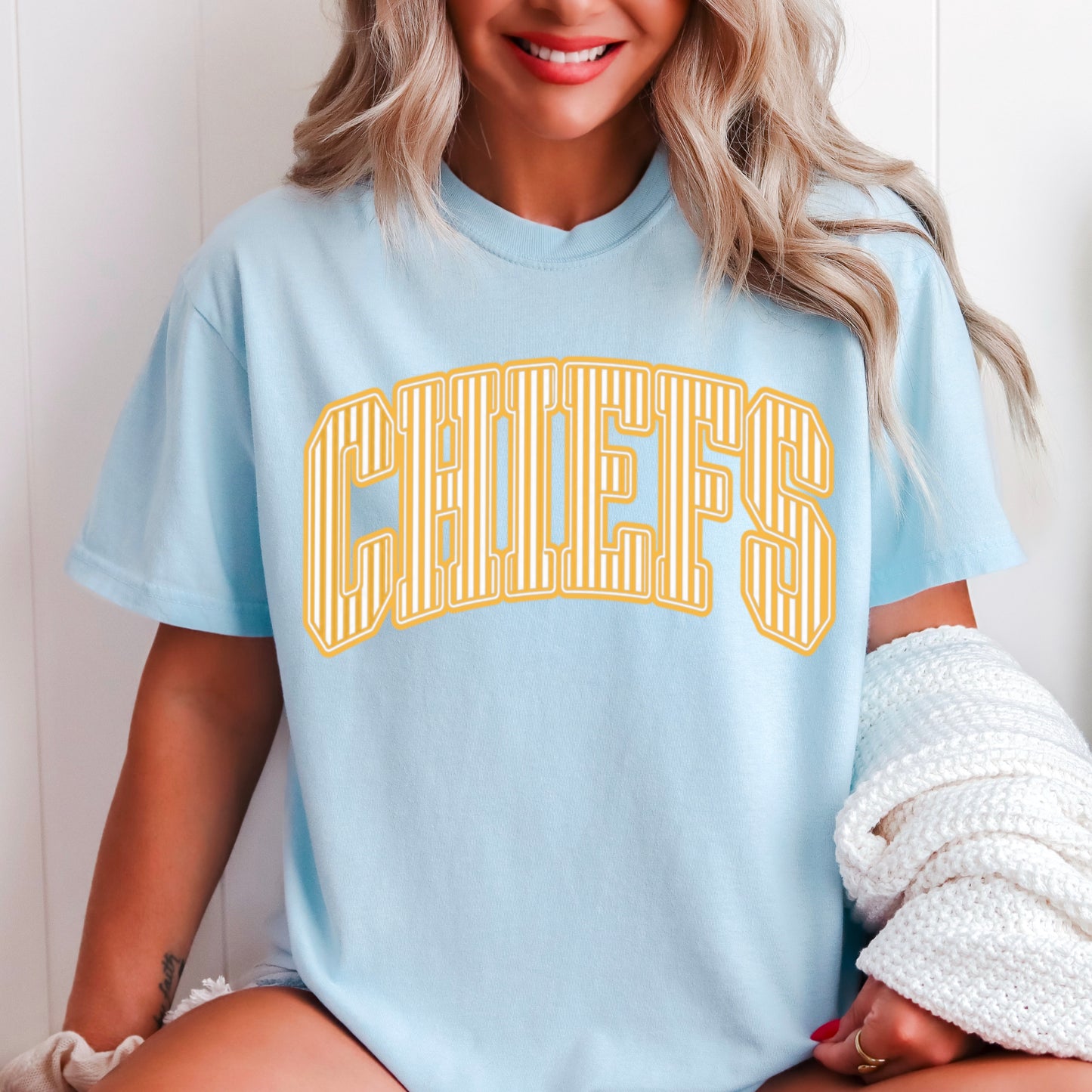 Chiefs Comfort Color Graphic Tee