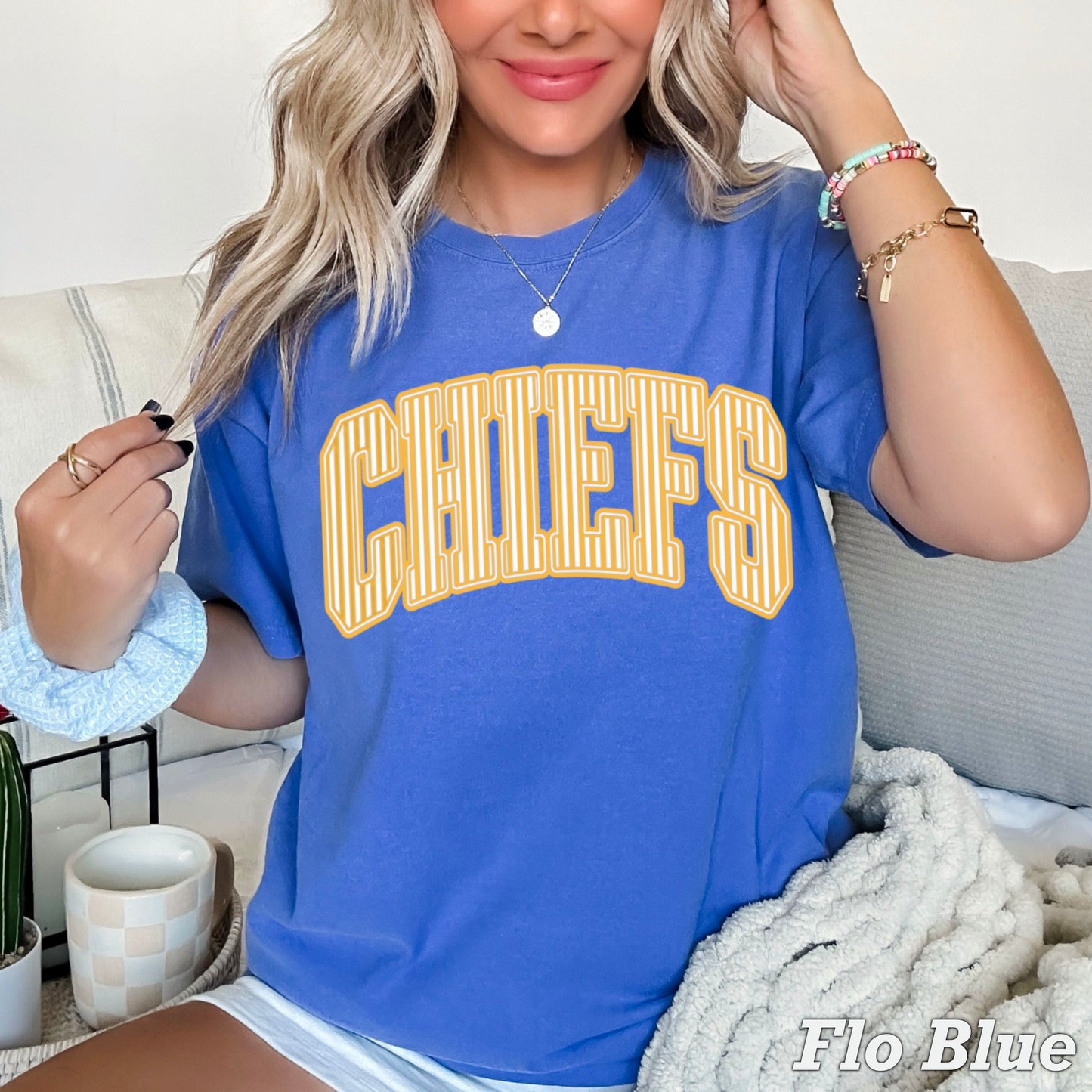 Chiefs Comfort Color Graphic Tee