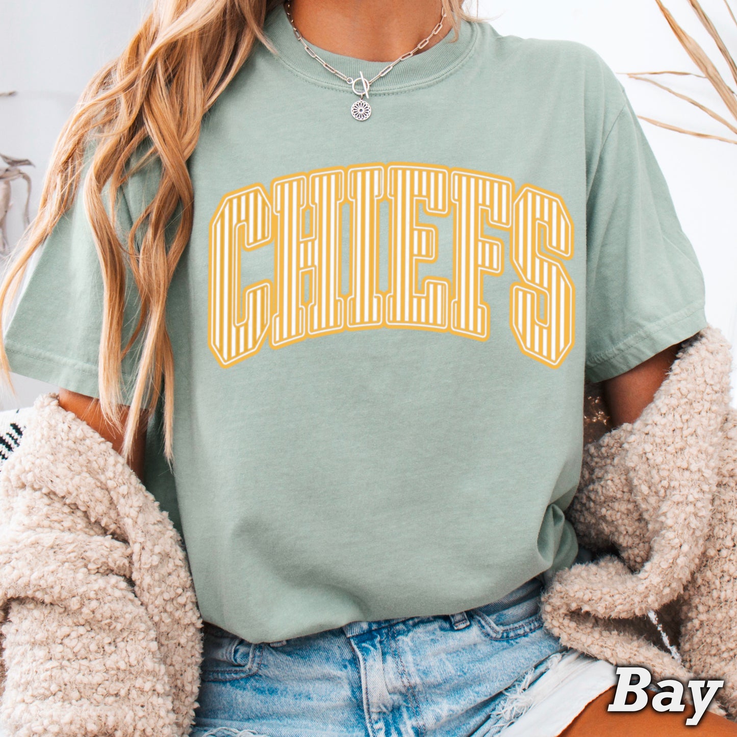 Chiefs Comfort Color Graphic Tee