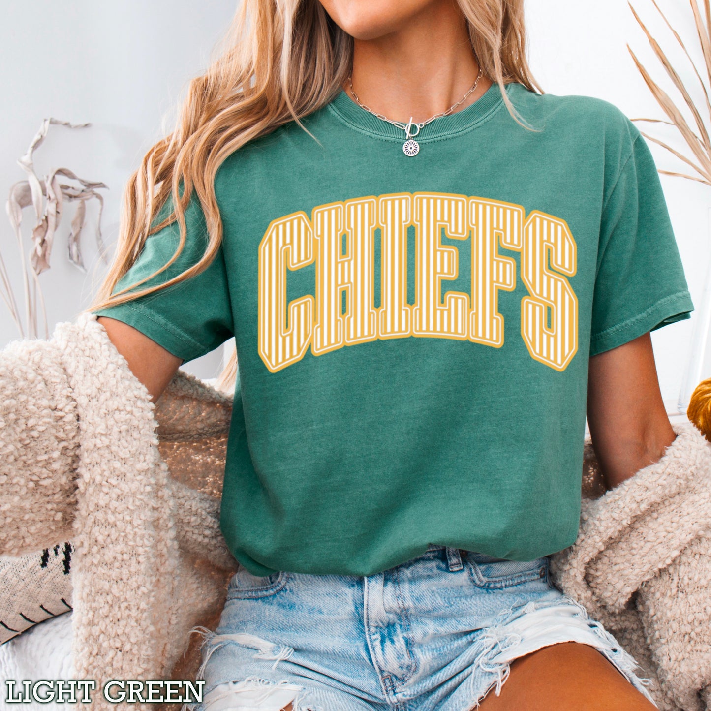 Chiefs Comfort Color Graphic Tee